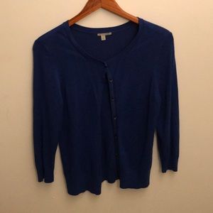 Halogen blue cardigan